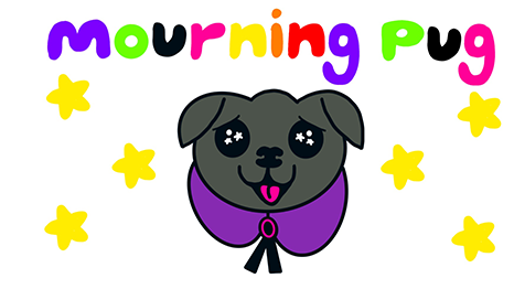 Mourning Pug